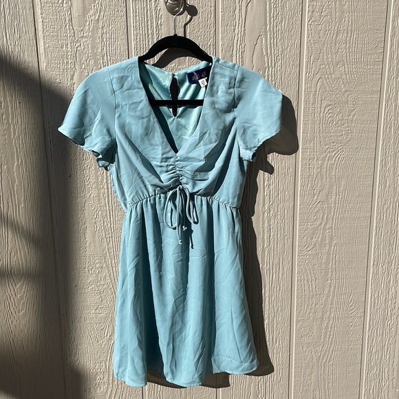 Blue Rain Dress. Size XXS. - Picture 1 of 3